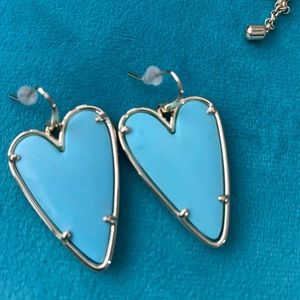Kendra Scott Ansley Heart Earrings-ONLY